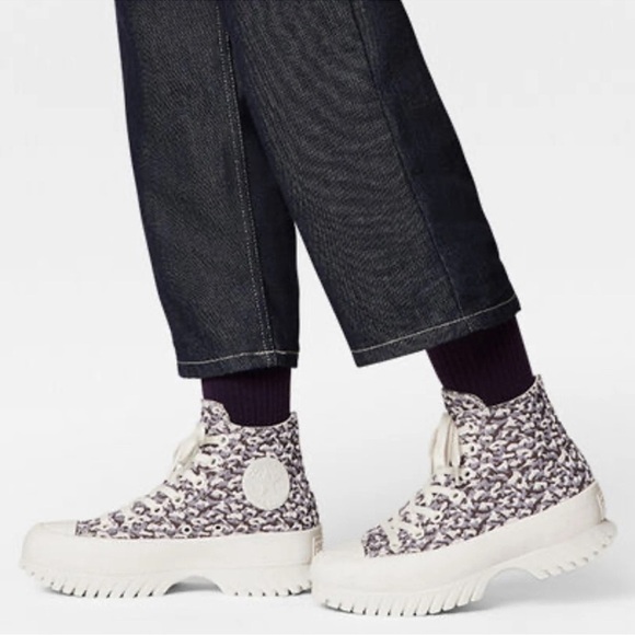 NWT CONVERSE Chuck Taylor All Star Lugged 2.0 Jacquard in Sand Dune Sz. 6 W / 4M - Picture 10 of 13